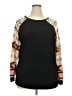Assorted Brands Black 3/4 Sleeve T-Shirt Size 2X - photo 1