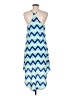 Everly 100% Polyester Chevron-herringbone Blue Casual Dress Size M - photo 2