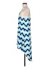 Everly 100% Polyester Chevron-herringbone Blue Casual Dress Size M - photo 5