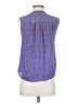 Joie Blue Sleeveless Button-Down Shirt Size XS - photo 2