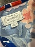 Mud Pie Print Blue Cocktail Dress Size L - photo 6