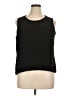 Coldwater Creek 100% Polyester Black Sleeveless Top Size XL - photo 1