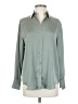 Uniqlo 100% Polyester Solid Gray Long Sleeve Blouse Size XS - photo 1