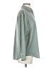 Uniqlo 100% Polyester Solid Gray Long Sleeve Blouse Size XS - photo 4