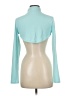 Feathers Teal Long Sleeve Turtleneck Size M - photo 2