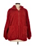 Zaful Red Faux Fur Jacket Size 6 - photo 1