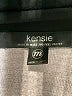 Kensie Stripes Black Track Jacket Size M - photo 6