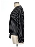 Lavender Fields Black 3/4 Sleeve Blouse Size L - photo 5