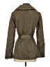 Ellen Tracy 100% Polyester Green Trenchcoat Size XS - photo 2