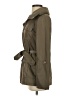 Ellen Tracy 100% Polyester Green Trenchcoat Size XS - photo 5