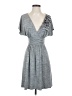 Unbranded Chevron-herringbone Gray Casual Dress Size 2 (estimated) - photo 1