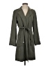 Theory 100% Tencel Green Trenchcoat Size P (petite) - photo 1