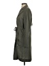 Theory 100% Tencel Green Trenchcoat Size P (petite) - photo 5