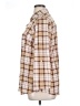 New York Laundry 100% Polyester Plaid Brown Long Sleeve Blouse Size 1X - photo 5
