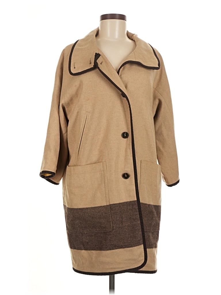 Pre-owned Woolrich Coat In Brown