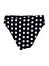 Aqua Polka Dots Black Swimsuit Bottoms Size L - photo 2