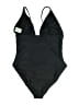 J.Crew Solid Black One Piece Swimsuit Size 14 - photo 2