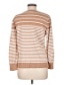 Gap 100% Cotton Stripes Tan Pullover Sweater Size M - photo 2