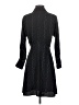 Equipment 100% Polyester Tweed Black Casual Dress Size XS - photo 2