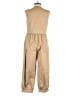 Batsheva 100% Cotton Solid Tan Jumpsuit Size 2 - photo 2