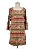 Diva Brown 3/4 Sleeve Top Size M - photo 1
