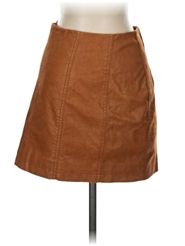 Free People Faux Leather Skirt (view 1)