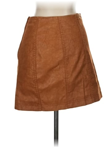 Free People Faux Leather Skirt (view 2)