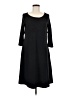 PIPHANY Solid Black Casual Dress Size M - photo 1