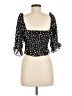 WHYTE VALENTYNE 100% Polyester Black 3/4 Sleeve Blouse Size 6 - photo 2