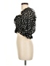 WHYTE VALENTYNE 100% Polyester Black 3/4 Sleeve Blouse Size 6 - photo 5