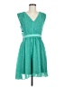 Ara 100% Polyester Polka Dots Teal Casual Dress Size M - photo 1