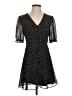 Aqua 100% Polyester Polka Dots Black Cocktail Dress Size XS - photo 1