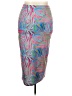 Unbranded Tropical Silver Casual Skirt Size XXL - photo 1