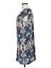 C. Luce 100% Polyester Print Blue Casual Dress Size M - photo 5