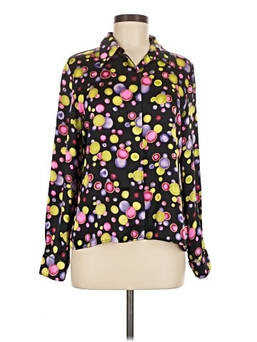 Spenser Jeremy Long Sleeve Silk Top (view 1)