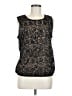 Max Studio 100% Polyester Black Sleeveless Blouse Size M - photo 1