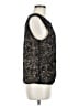 Max Studio 100% Polyester Black Sleeveless Blouse Size M - photo 4