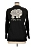 Ivory Ella 100% Cotton Black Long Sleeve Top Size XL - photo 2