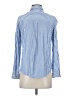 Jun & Ivy 100% Rayon Stripes Blue Long Sleeve Button-Down Shirt Size S - photo 2