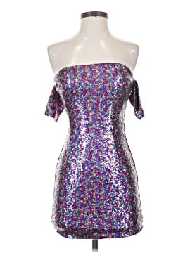 green emerald velvet dress Sequin Mini Dress Silver / S main image 1
