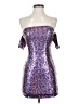 Forever 21 Metallic Silver Cocktail Dress Size S - photo 1