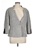 St. John Chevron-herringbone Gray Blazer Size 12 - photo 1