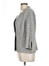 St. John Chevron-herringbone Gray Blazer Size 12 - photo 5