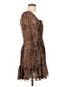 1.State 100% Polyester Animal Print Brown Cocktail Dress Size M - photo 4