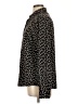 LC Lauren Conrad 100% Polyester Animal Print Black Long Sleeve Blouse Size L - photo 5