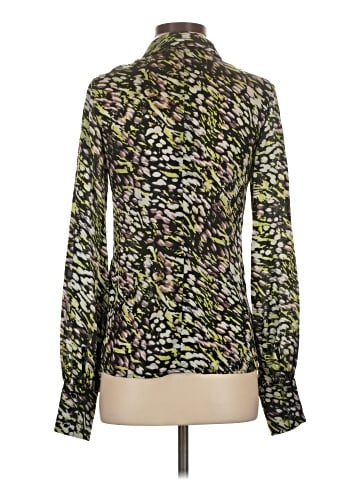 Rachel Zoe Long Sleeve Silk Top (view 2)