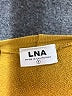 LNA 100% Cotton Animal Print Yellow Pullover Sweater Size S - photo 6
