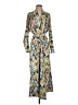 Shein Print Yellow Casual Dress Size 4 - photo 1