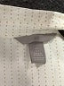 H&M 100% Polyester Houndstooth Ivory Long Sleeve Blouse Size L - photo 7