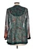 Soft Surroundings Teal 3/4 Sleeve Blouse Size L - photo 2